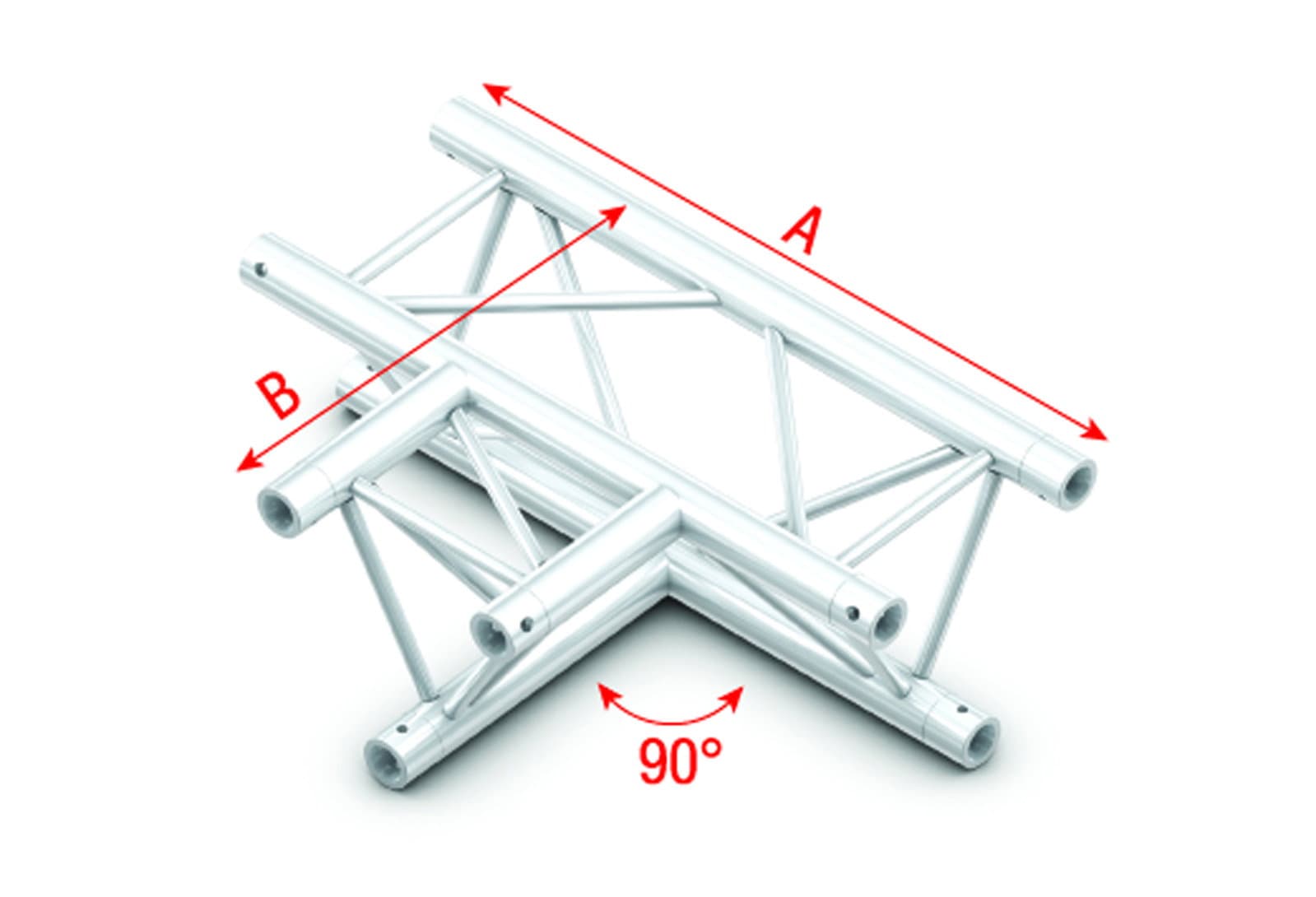 Triangle G Truss - 3 -way horizontal - 50 cm - Milos GT 30036