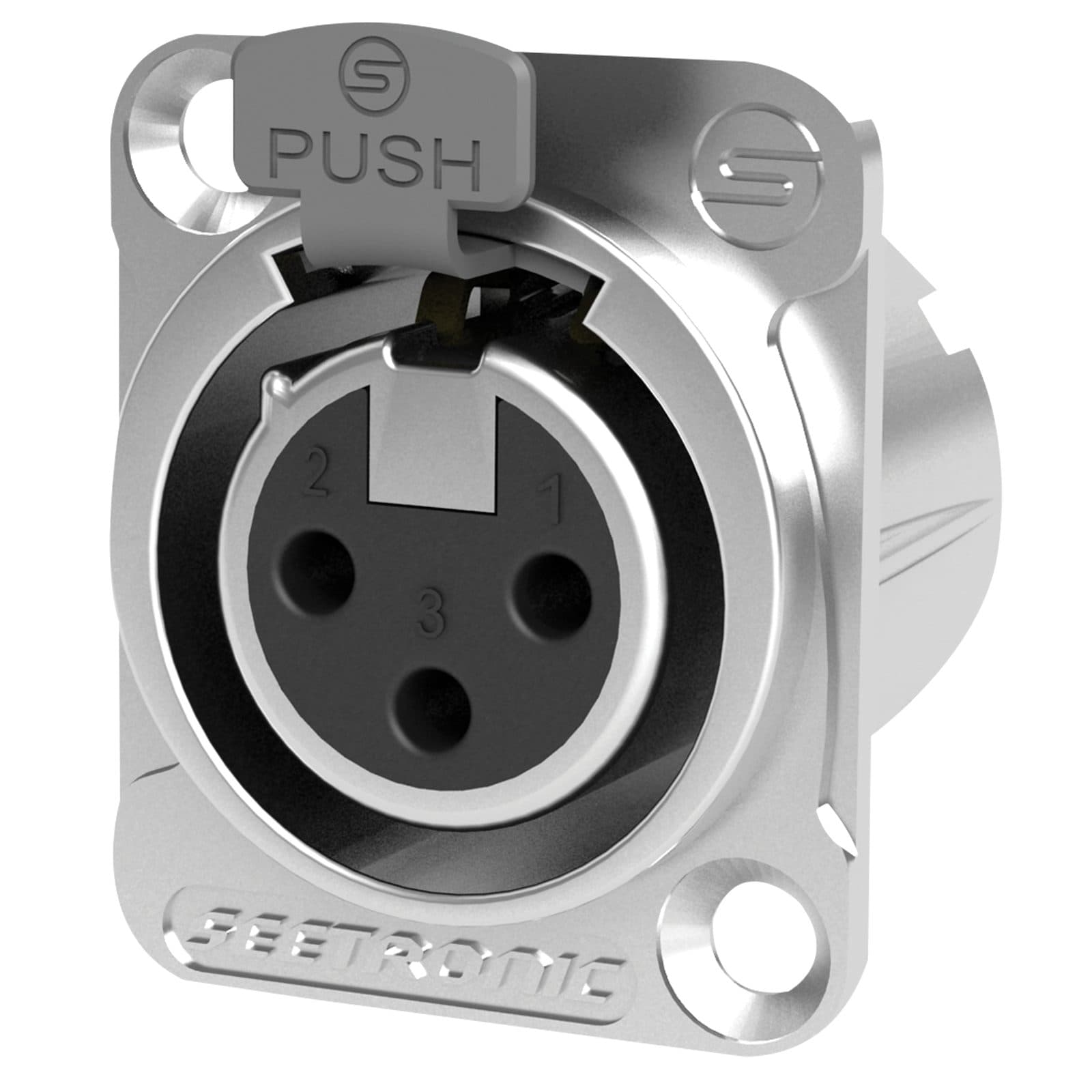 XLR 3 P chassis - female - Seetronic MK 3 F 2 C