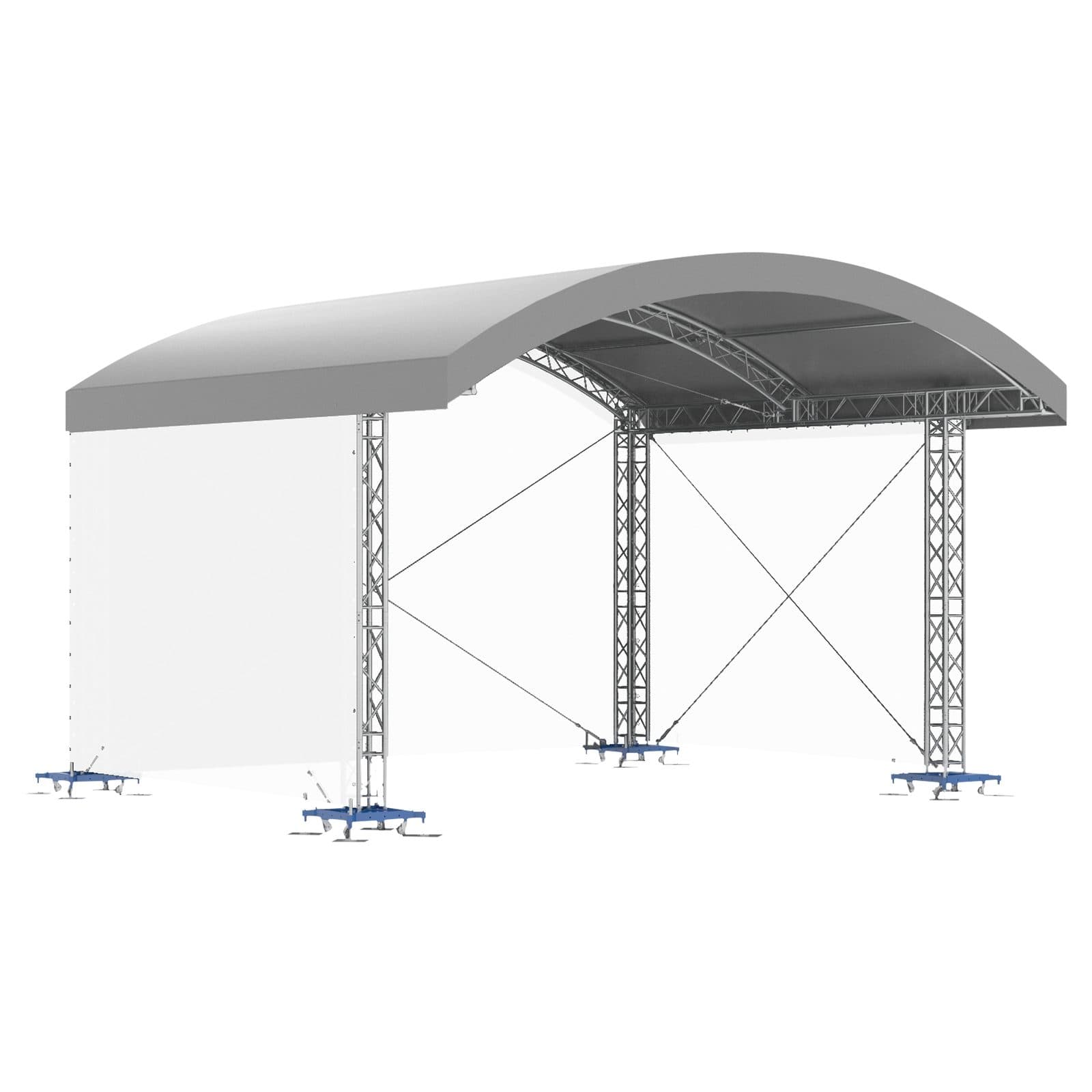 MR 1 Arched Roof System with Canopy - Milos MR 186