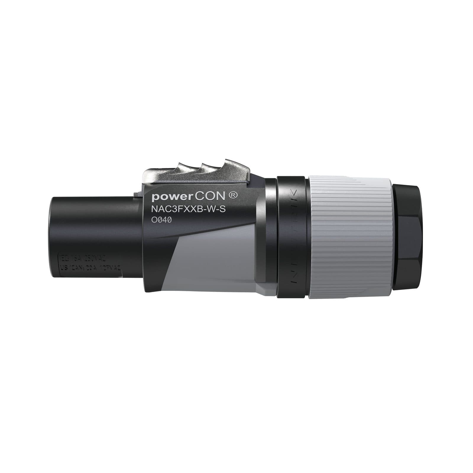 powerCON Connector - S - Neutrik NAC 3 FXXBWS