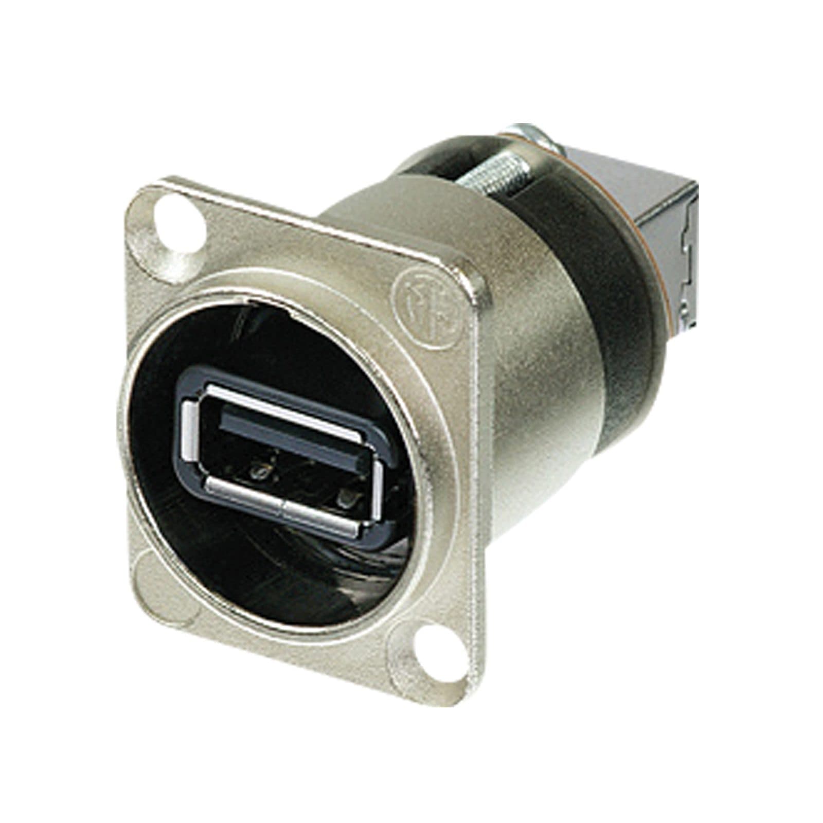 USB Feedthrough - D-size Silver - Neutrik NAUSBW