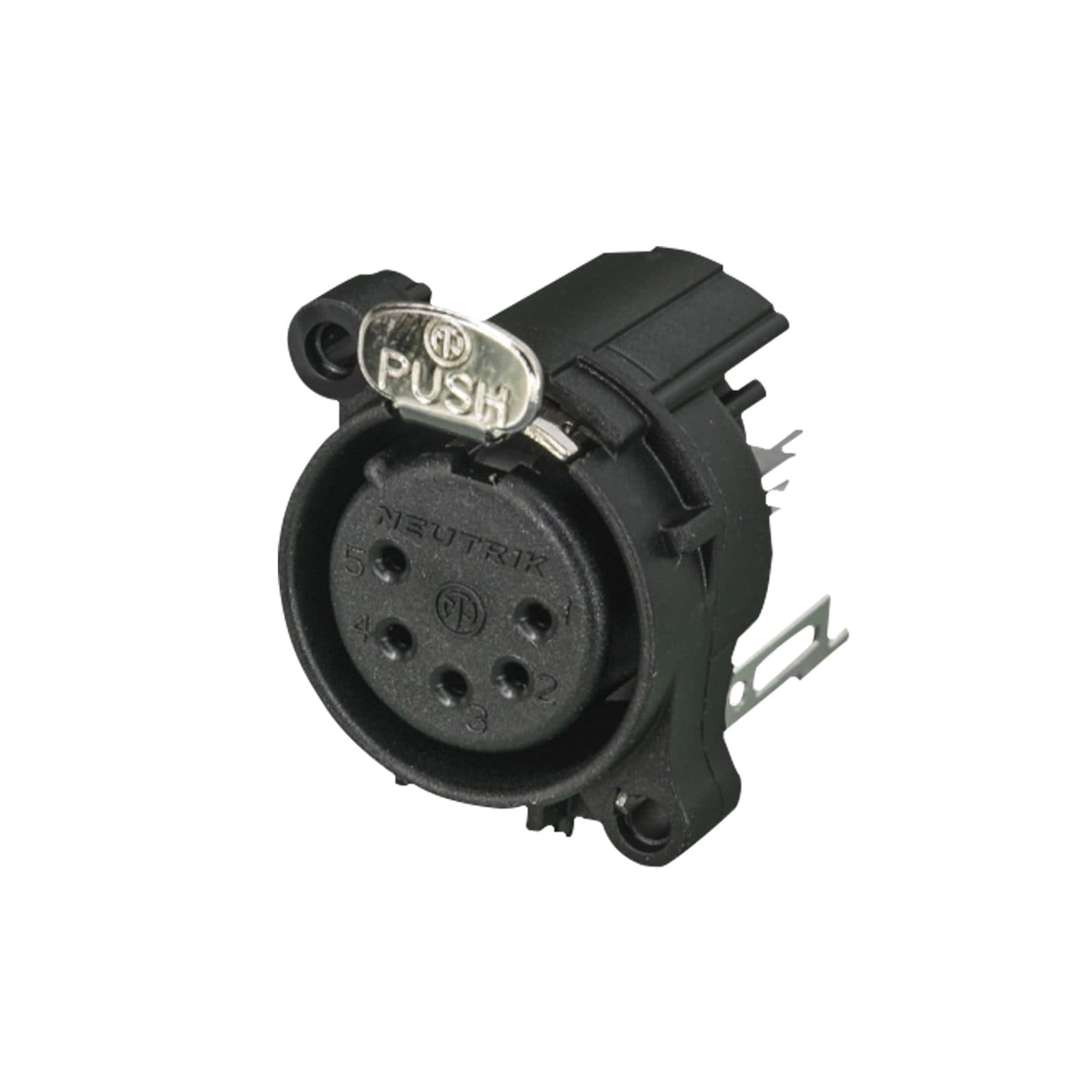 XLR 5 P chassis - female - Neutrik NC 5 FAV