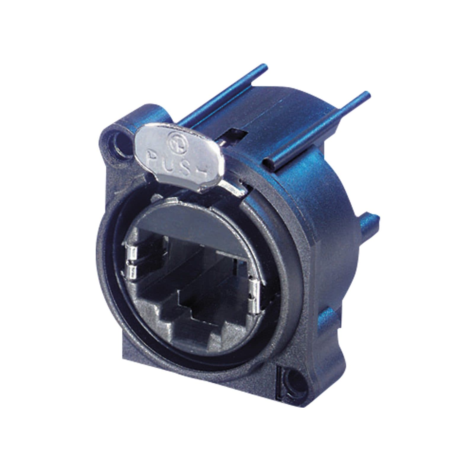 etherCON D-size PCB Mount - Neutrik NE 8 FAH