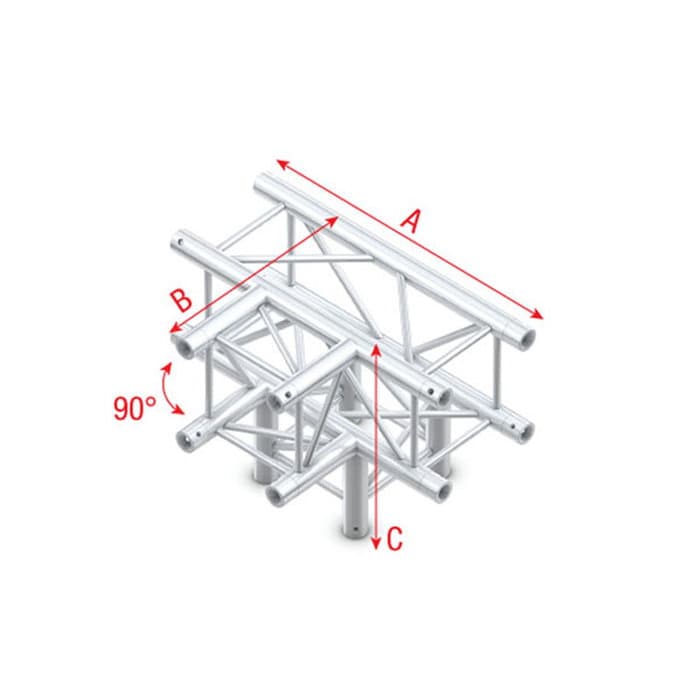 Trailer PRO- 30 P - T-Cross + Down 4 -way - 71 cm P - Milos