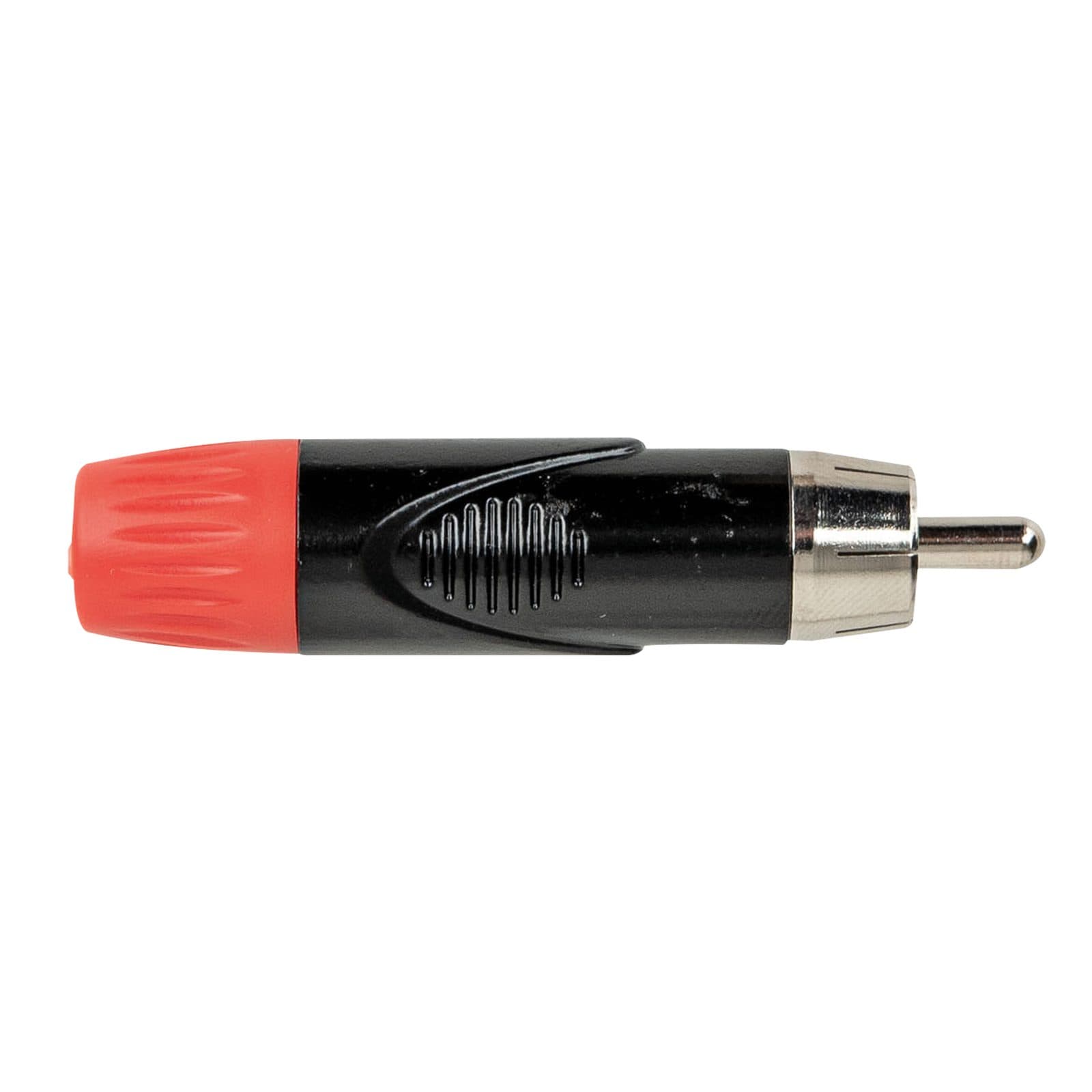 RCA Connector - Male - Black Housing Red end cap - DAP RMK 302 R