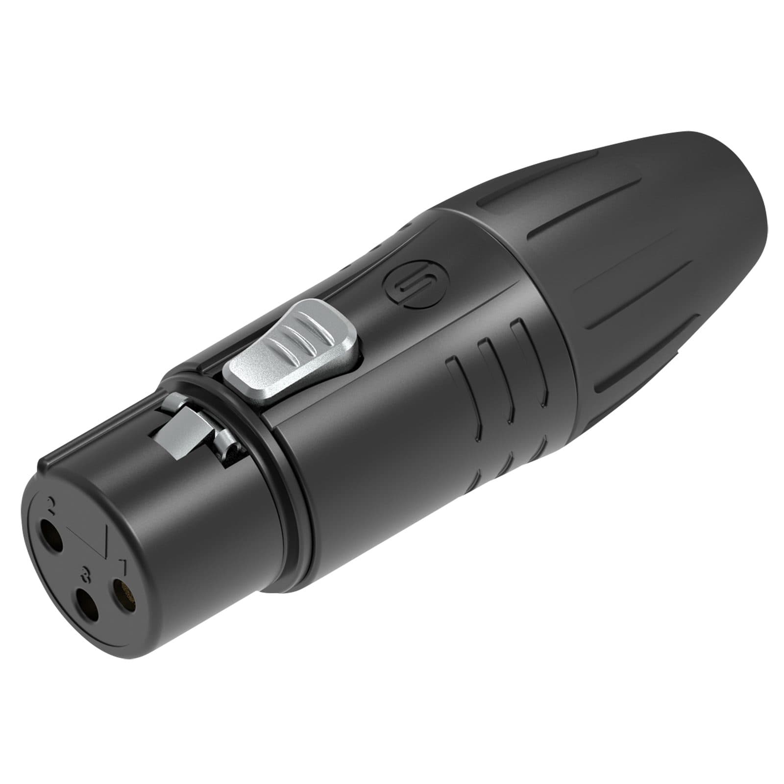 XLR 3 P Connector - Seetronic SCMF 3 BGBK