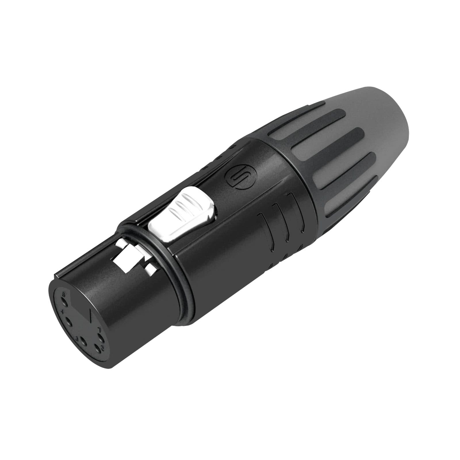 XLR 5 P Connector - Silver contacts - Seetronic SCMF 5 B